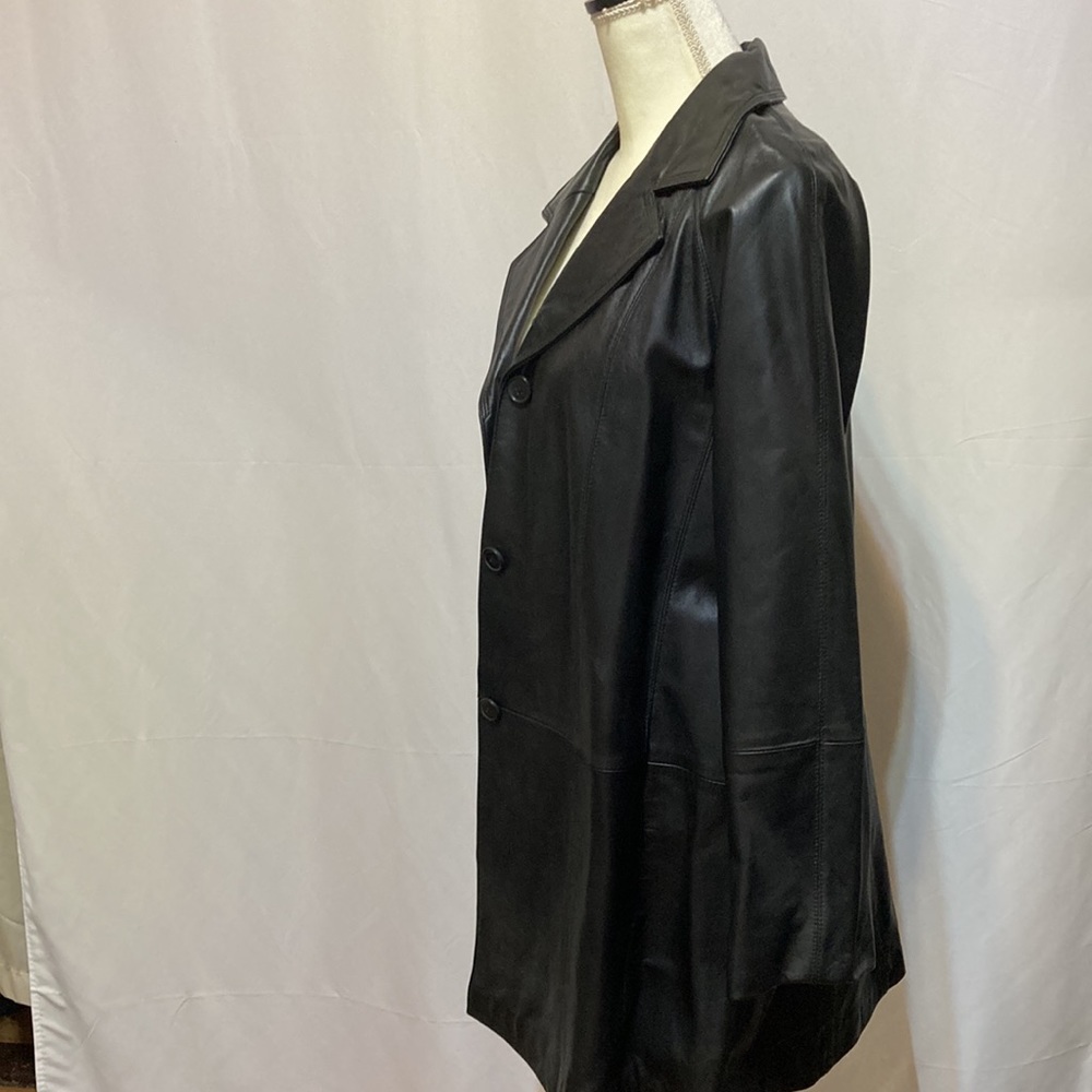 Nwot Centigrade Black Leather Jacket - image 5